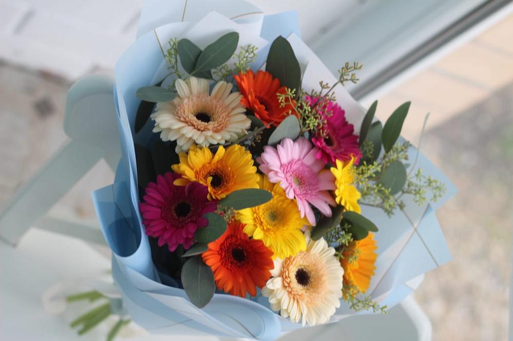 Букет цветов из: Герберы в Поречье Рузского района