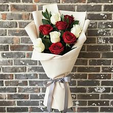 Букет цветов из:  Розы в Поречье Рузского района