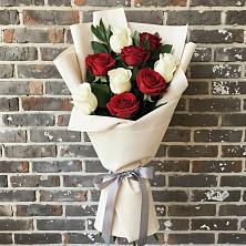 Букет цветов из:  Розы в Поречье Рузского района