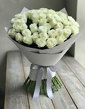 Букет 35 Белых роз в Поречье Рузского района