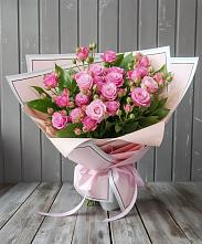 Букет Розовый кустик в Поречье Рузского района