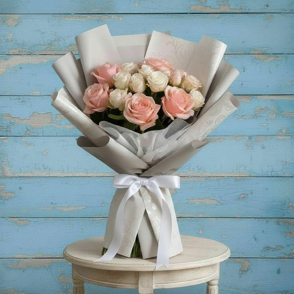 Букет цветов из: Розы в Поречье Рузского района