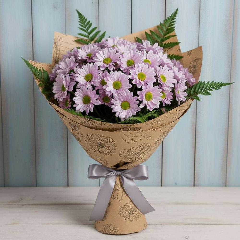Букет цветов из: Хризантемы в Поречье Рузского района