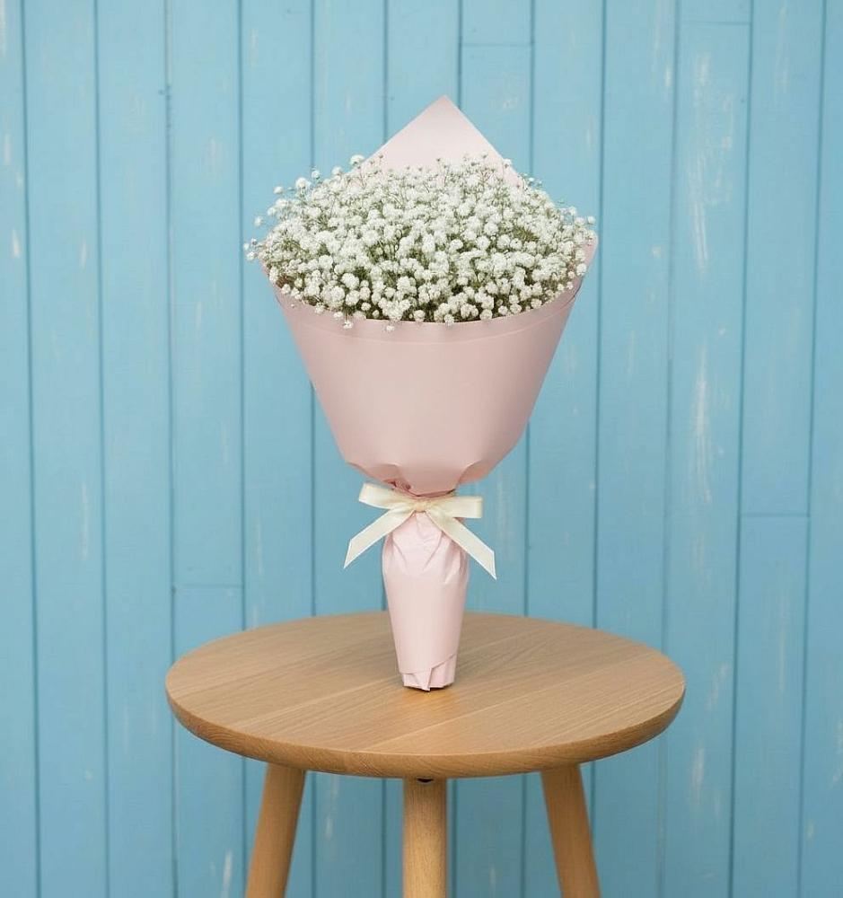 Букет цветов из: Гипсофила в Поречье Рузского района