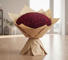 Букет 101 Красная роза в Поречье Рузского района