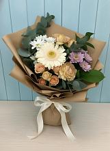 Букет цветов из:  Герберы и Хризантемы #REPLACE_PRED# Поречье Рузского района