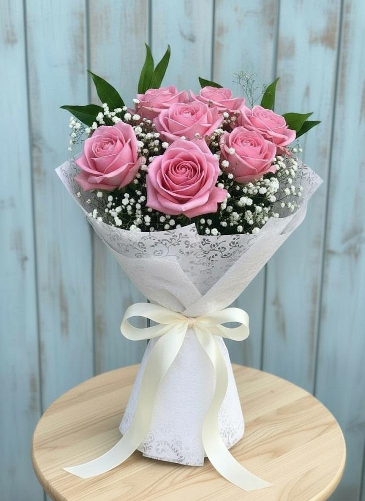 Букет цветов из: Розы в Поречье Рузского района