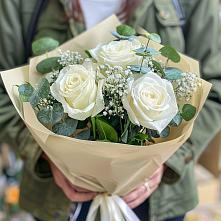 Букет цветов из:  Розы #REPLACE_PRED# Поречье Рузского района