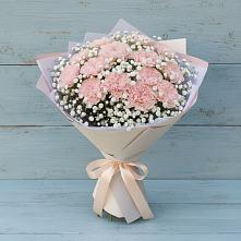 Букет цветов из:  Гвоздики в Поречье Рузского района
