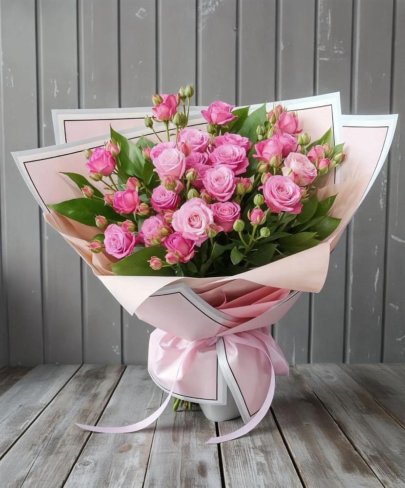 Букет Розовый кустик в Поречье Рузского района