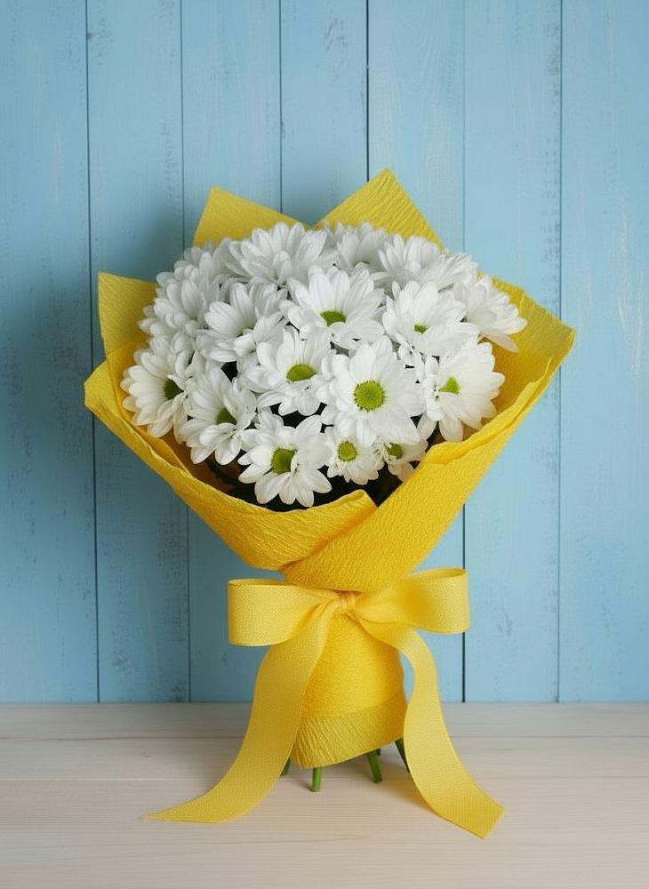 Букет цветов из: Хризантемы в Поречье Рузского района