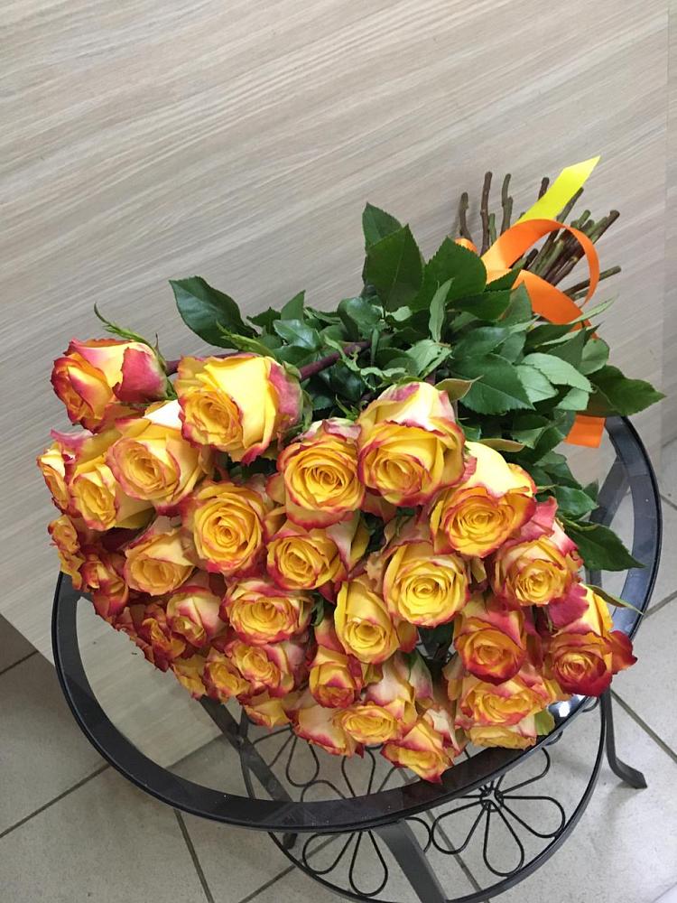 Букет Желтые розы в Поречье Рузского района