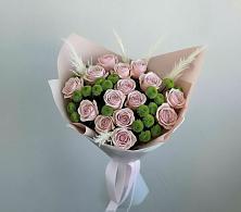 Букет цветов из:  Розы и Хризантемы в Поречье Рузского района
