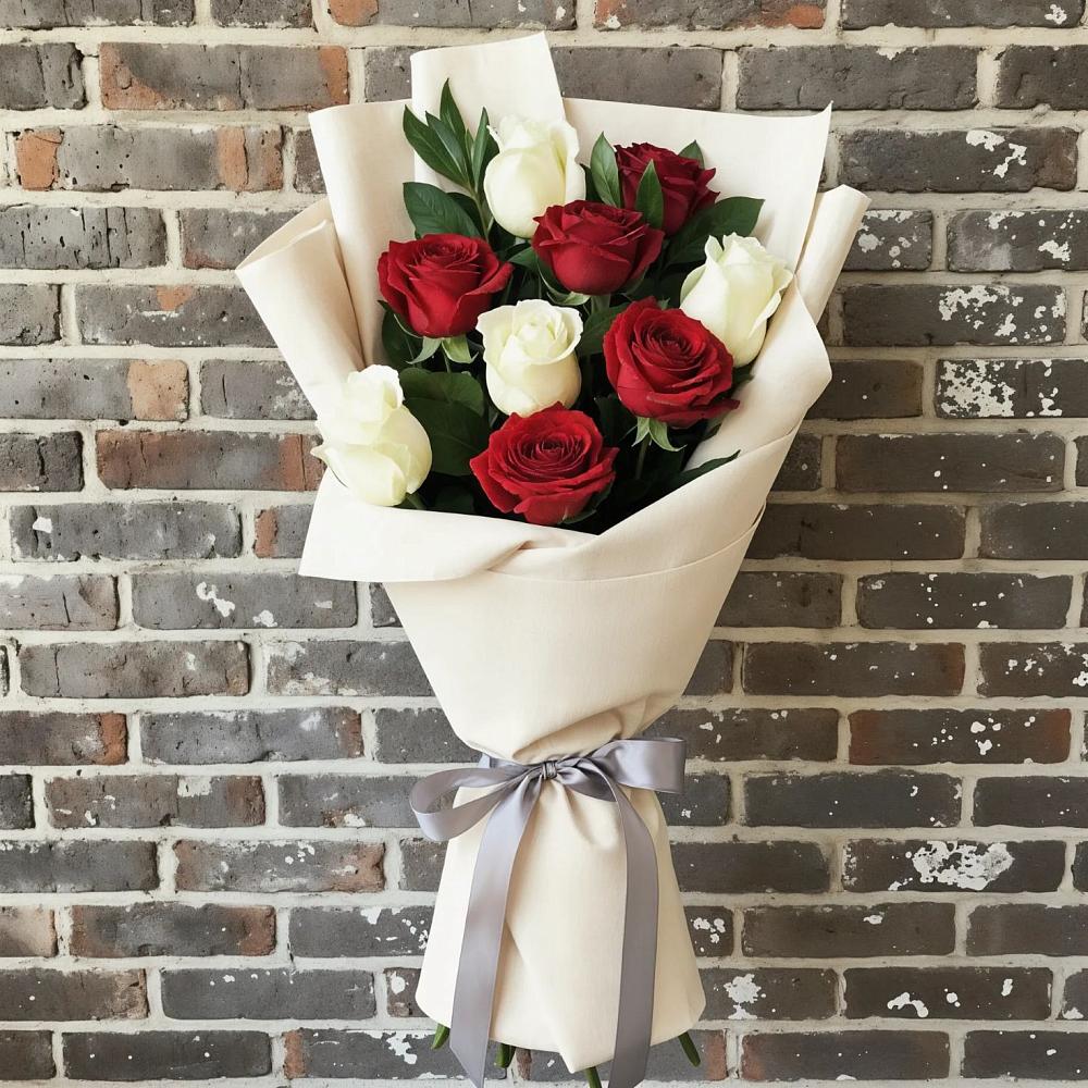 Букет цветов из: Розы в Поречье Рузского района