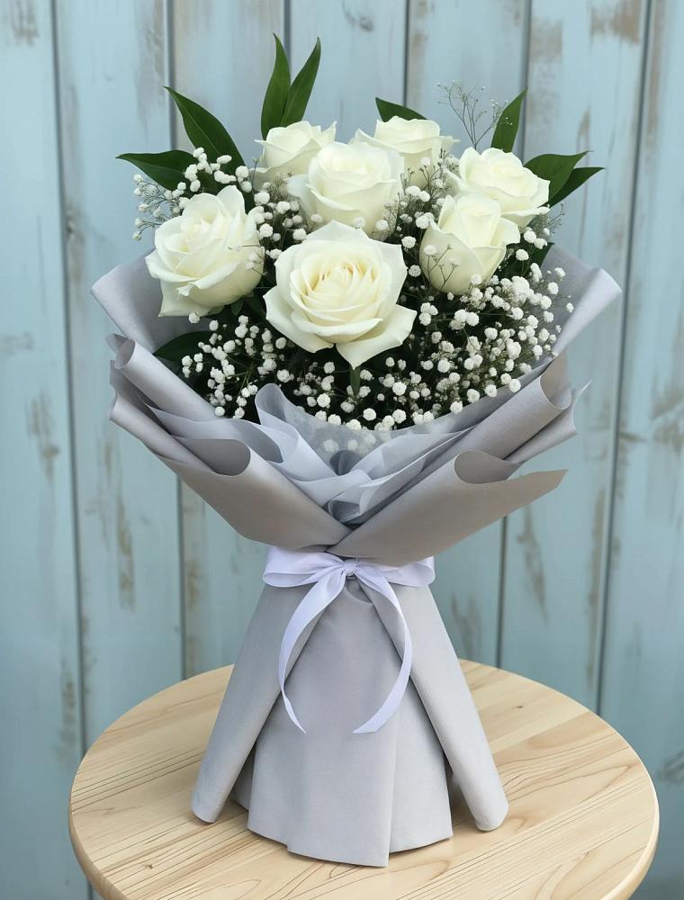 Букет цветов из: Розы в Поречье Рузского района