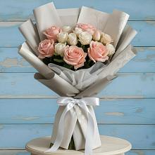 Букет цветов из:  Розы #REPLACE_PRED# Поречье Рузского района