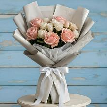 Букет цветов из:  Розы в Поречье Рузского района
