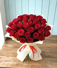 Букет 29 Красных роз в Поречье Рузского района