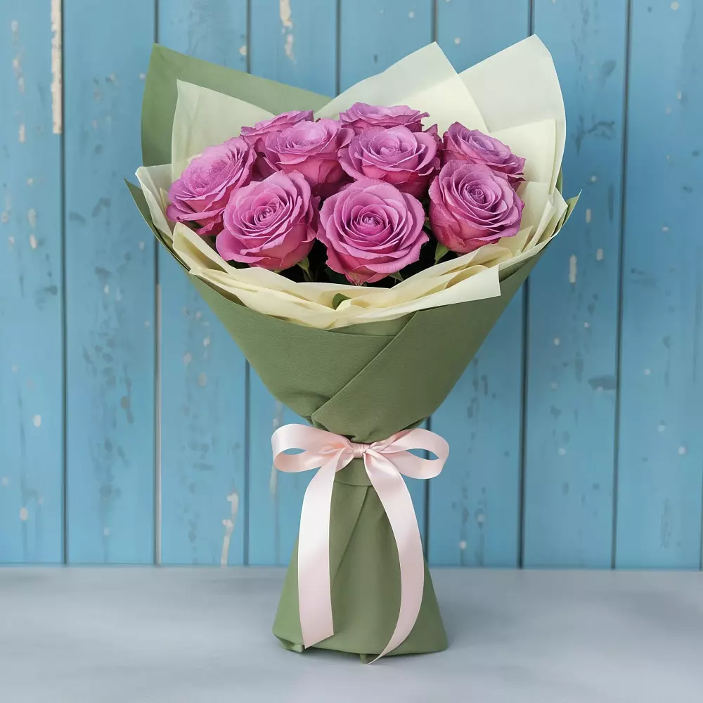 Букет Розы Фёрст Леди в Поречье Рузского района