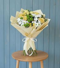 Букет цветов из:  Хризантемы и Розы #REPLACE_PRED# Поречье Рузского района