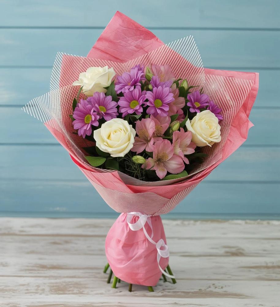 Букет цветов из: Герберы в Поречье Рузского района