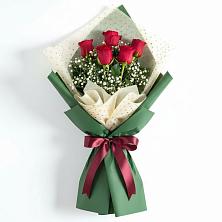 Букет цветов из:  Розы в Поречье Рузского района