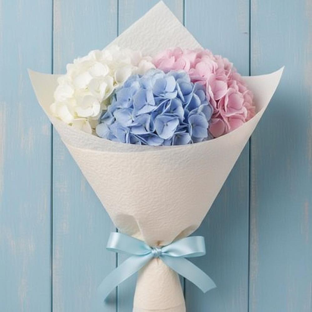 Букет цветов из: Гортензия в Поречье Рузского района